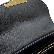 将图像加载到图库查看器中，CELINE Triomphe Teen Nino 2-Way Shoulder Bag Black118113 Calf Leather
