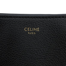 将图像加载到图库查看器中，CELINE Triomphe Teen Nino 2-Way Shoulder Bag Black118113 Calf Leather
