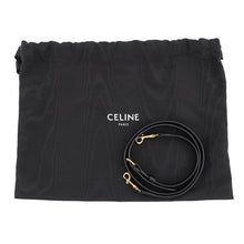 将图像加载到图库查看器中，CELINE Triomphe Teen Nino 2-Way Shoulder Bag Black118113 Calf Leather
