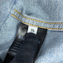 Load image into Gallery viewer, BALENCIAGA Denim Jacket, Small Fit Size 36834010TSW824200 Cotton100%
