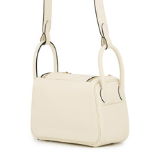 将图像加载到图库查看器中，HERMES Lindy Crème Chantilly Taurillon Clemence Size Mini

