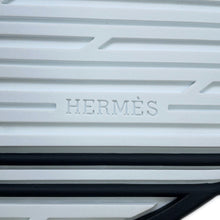 Load image into Gallery viewer, HERMES Sneakers Kid White/Black Leather Size 37
