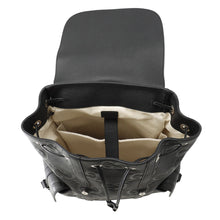 将图像加载到图库查看器中，GUCCI Jumbo GG Backpack Black625770 AABZF 1000 GG Embossed Leather
