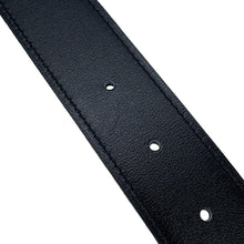 Load image into Gallery viewer, HERMES Constance H Belt Size 95 Black/Chocolat Box Calf Leather Togo Leather

