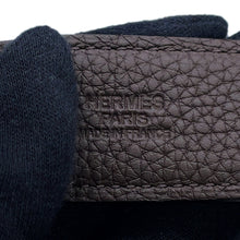 Load image into Gallery viewer, HERMES Constance H Belt Size 95 Black/Chocolat Box Calf Leather Togo Leather
