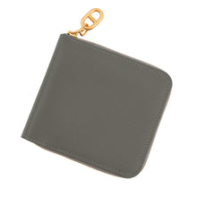 将图像加载到图库查看器中，HERMES Zip Ango 2 Chaine d'Ancre Gris Meyer Evercolor
