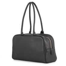 Load image into Gallery viewer, CHANEL Bowling Bag BlackAS6211-B23874-94305 Calf Leather Size Large
