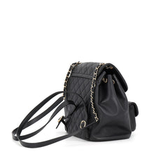 Load image into Gallery viewer, CHANEL Matelasse Backpack BlackAS2908-B09750-94305 Lambskin Size Small
