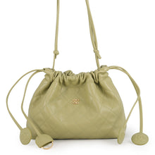 Load image into Gallery viewer, CHANEL Matelasse Strap Clutch Bag GreenAP5227 Lambskin
