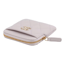 将图像加载到图库查看器中，CHANEL Matelasse Card Case PinkAP4907 Caviar Leather
