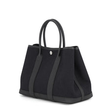Load image into Gallery viewer, HERMES Garden Party Black Toile H Negonda Leather Size TPM

