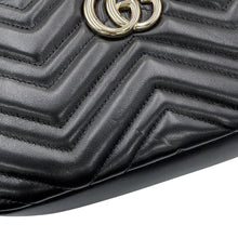 Load image into Gallery viewer, GUCCI GG Marmont Camera Bag Black855273 AAFXD 1000 Nappa Leather Size Small
