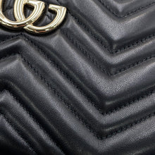 Load image into Gallery viewer, GUCCI GG Marmont Camera Bag Black855273 AAFXD 1000 Nappa Leather Size Small
