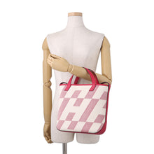 将图像加载到图库查看器中，HERMES H Ambie Framboise Toile H Swift Leather Size PM
