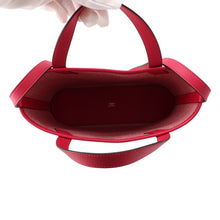 将图像加载到图库查看器中，HERMES H Ambie Framboise Toile H Swift Leather Size PM
