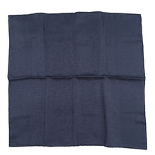 将图像加载到图库查看器中，HERMES Pocket square H Dedal Size 45 Marine Silk100%
