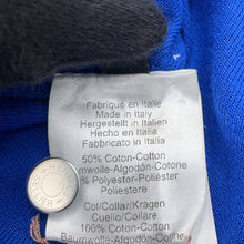 将图像加载到图库查看器中，HERMES Serie Button Polo Shirt Size S Blue/Orange Cotton50% Polyester50%
