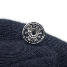 将图像加载到图库查看器中，HERMES Pop Ash Earrings Black Metal Lacquer
