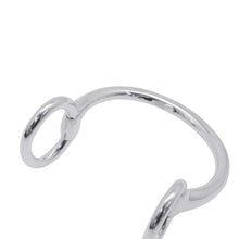 将图像加载到图库查看器中，HERMES Nausicaa Bangle Size 15 SV925
