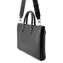 将图像加载到图库查看器中，LOUIS VUITTON Slim Briefcase NoirM30810 Taiga Leather
