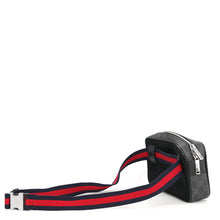 Load image into Gallery viewer, GUCCI GG Supreme Small Belt Bag Black792094 GG SupremeCanvas Leather
