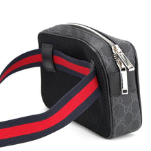 将图像加载到图库查看器中，GUCCI GG Supreme Small Belt Bag Black792094 GG SupremeCanvas Leather

