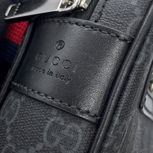 Load image into Gallery viewer, GUCCI GG Supreme Small Belt Bag Black792094 GG SupremeCanvas Leather
