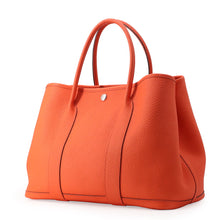 将图像加载到图库查看器中，HERMES Garden Party Buckle Workshop Orange Poppy Country Leather Size PM
