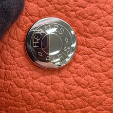 将图像加载到图库查看器中，HERMES Garden Party Buckle Workshop Orange Poppy Country Leather Size PM
