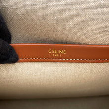 Load image into Gallery viewer, CELINE Cabatais Triomphe Tote Bag Natural/Brown196762DST.02NT Canvas Leather Size Large

