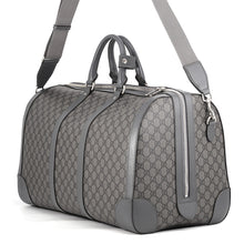 将图像加载到图库查看器中，GUCCI Ophidia Travel Bag Gray724612 GG Supreme Leather

