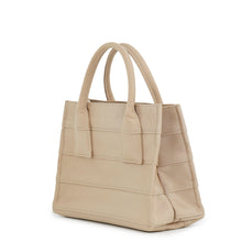 将图像加载到图库查看器中，Ferragamo Beach Tote Bag Beige214988 765805 Fabric Size Small
