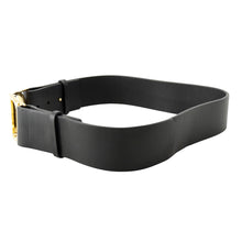 将图像加载到图库查看器中，Dior CD logo Belt Size 70 Black Leather
