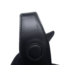 Load image into Gallery viewer, Dior D-buckle belt Size S Black Leather
