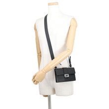 Load image into Gallery viewer, FENDI Selleria Baguette Slim Clutch Black7M0295 Selleria
