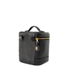 将图像加载到图库查看器中，CHANEL Vertical vanity bag BlackA01998 Caviar Leather

