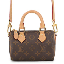 将图像加载到图库查看器中，LOUIS VUITTON Nano Speedy BrownM81085 Monogram
