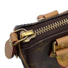 将图像加载到图库查看器中，LOUIS VUITTON Nano Speedy BrownM81085 Monogram
