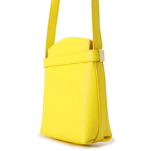 Load image into Gallery viewer, Ferragamo Gancini HUG Smartphone Shoulder Bag Yellow220650 770895 Calf Leather
