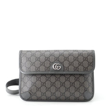 将图像加载到图库查看器中，GUCCI Ophidia belt bag Gray752597 2ZGMN 8576 GG Supreme Leather Size Small
