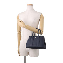 Load image into Gallery viewer, HERMES Neo Garden Blue Nuit Togo Leather Size 23
