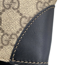 Load image into Gallery viewer, GUCCI Shoulder Bag Beige/Black820696 FAD6L 9741 GG Emblem Leather Size super mini
