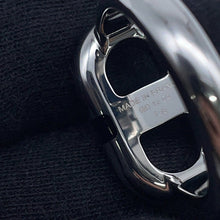 将图像加载到图库查看器中，HERMES Mayon Ring Size 56 Silver/Black Metal
