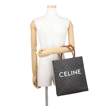 Load image into Gallery viewer, CELINE Triomphe Small Vertical Cabas 2WAY Bag Tan191542BZK PVC Leather
