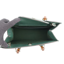 Load image into Gallery viewer, GUCCI Diana Bamboo Tote Medium Green853226 Leather

