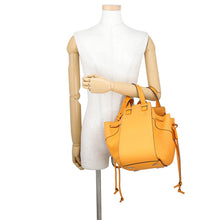 Load image into Gallery viewer, LOEWE Hammock Drawstring Medium Orange329 77 V06 Leather
