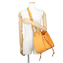 Load image into Gallery viewer, LOEWE Hammock Drawstring Medium Orange329 77 V06 Leather
