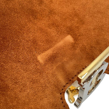 Load image into Gallery viewer, BURBERRY ChainShoulder Brown/White Suede leather

