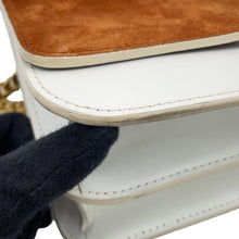 Load image into Gallery viewer, BURBERRY ChainShoulder Brown/White Suede leather
