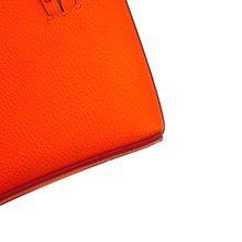 Load image into Gallery viewer, Christian Louboutin Studded 2WAY Bag Kabata N/S Neon Orange1215096 Leather
